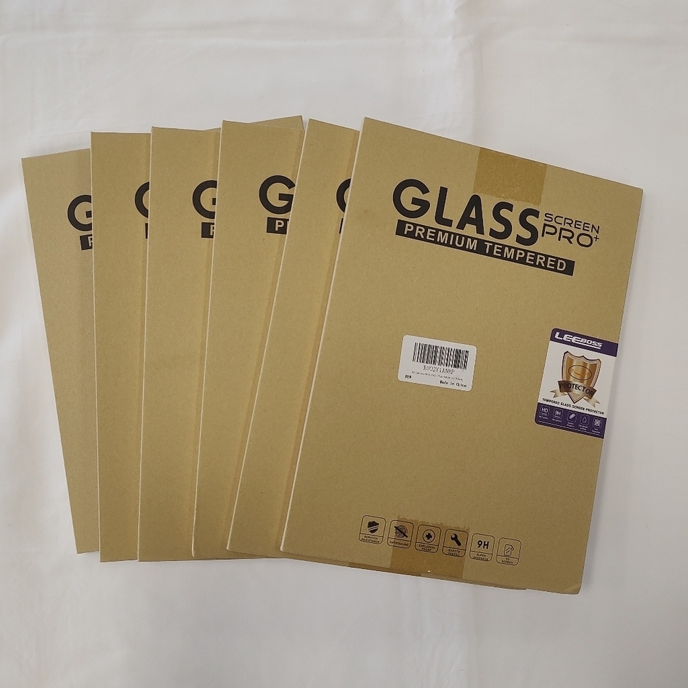 Lot of 6 Glass Screen Pro Premium Tempered Glass Device Screen Protectors 10.3"